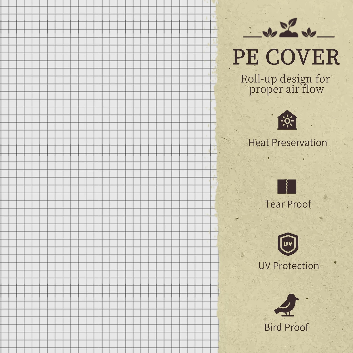 Raised Garden Bed With PE Cover, Outdoor Elevated Wood Planter Box, Dark Gray Elevated Garden Beds at Gallery Canada