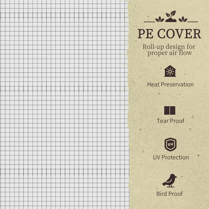 Raised Garden Bed With PE Cover, Outdoor Elevated Wood Planter Box, Dark Gray Elevated Garden Beds at Gallery Canada