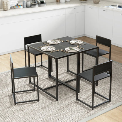 Industrial Dining Table Set for 2, Kitchen Table and Chairs, Small Space Bar Sets at Gallery Canada