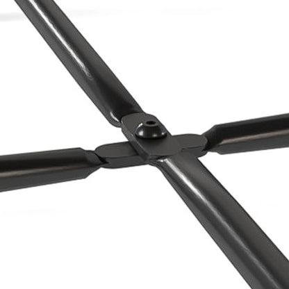 18" Outdoor Side Table, Removable Tray, Folding Legs, Black Patio Side Tables at Gallery Canada
