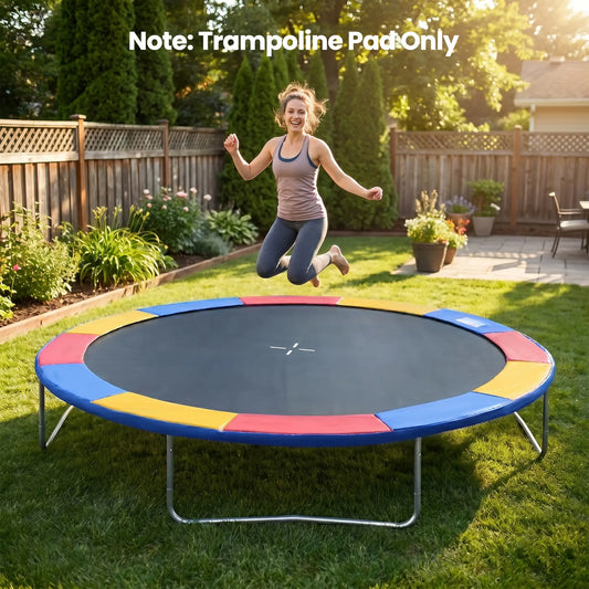 Tapis de Trampoline 14FT, ⌀168", Remplacement, Saut Rebond, Coloré