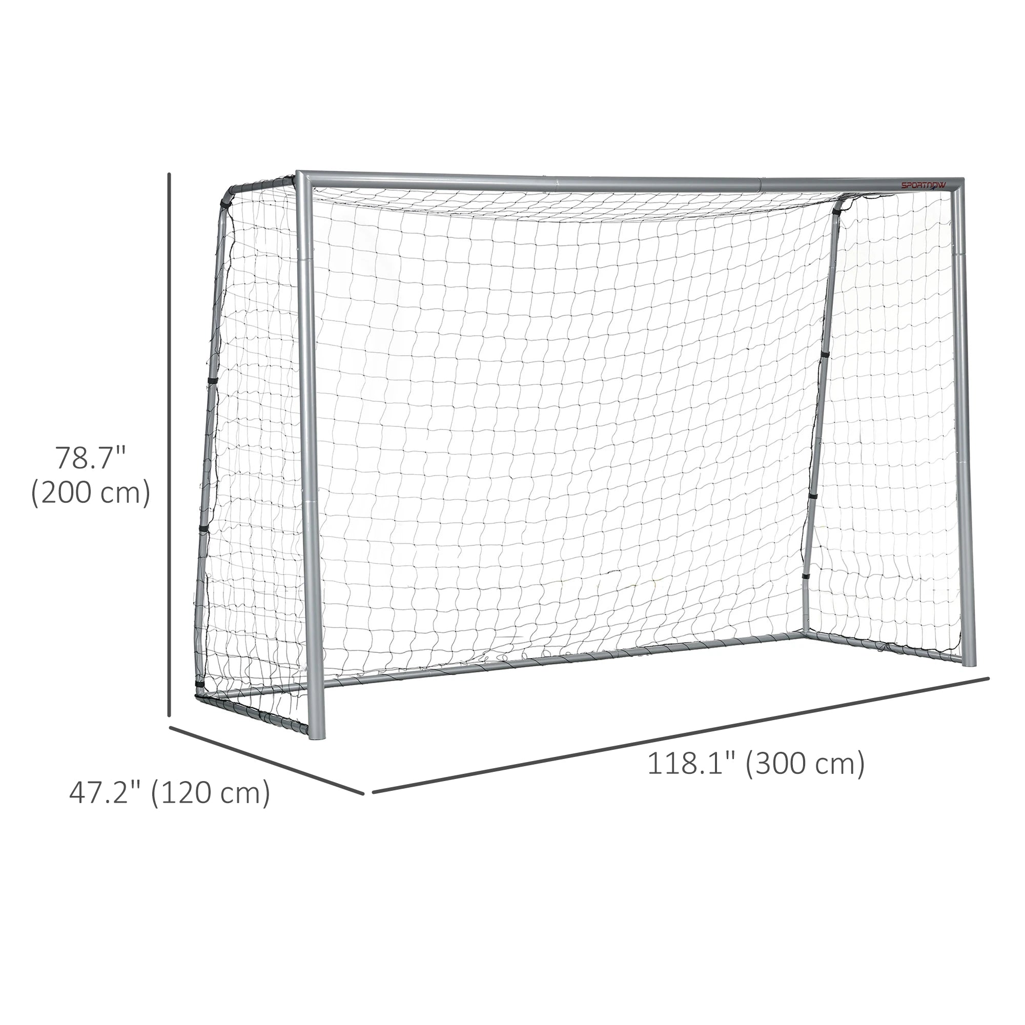 10ft x 6.5ft Soccer Goal, Soccer Net with Ground Stakes Football at Gallery Canada
