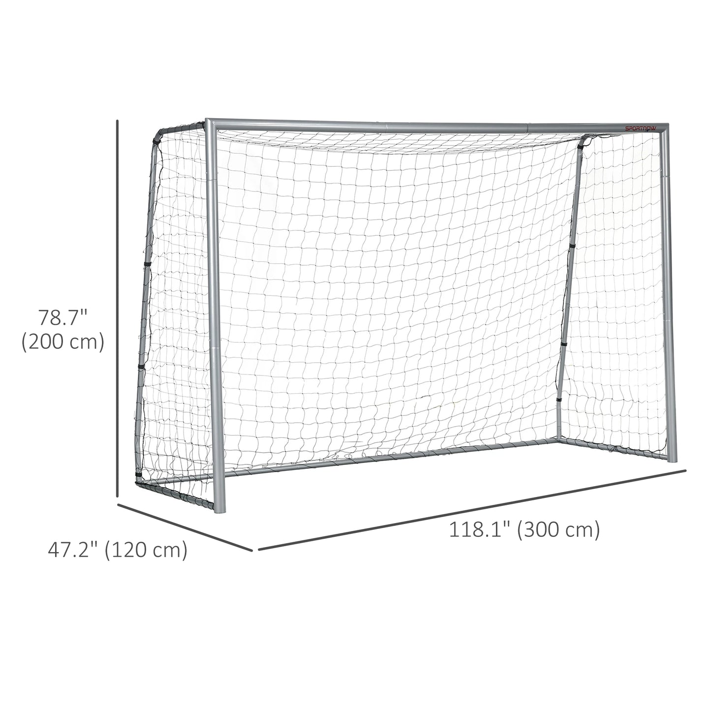 10ft x 6.5ft Soccer Goal, Soccer Net with Ground Stakes Football at Gallery Canada