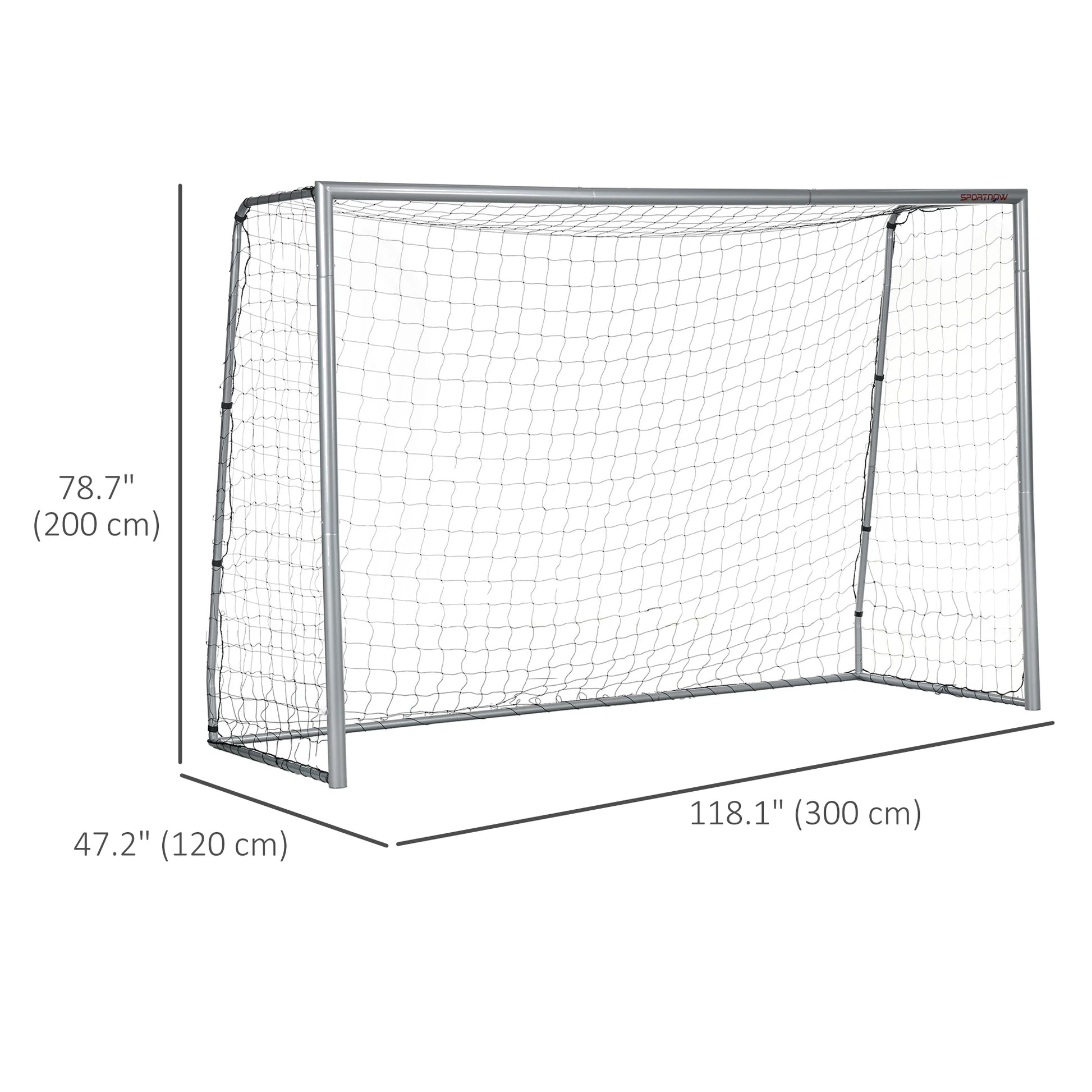 10ft x 6.5ft Soccer Goal, Soccer Net with Ground Stakes Football at Gallery Canada