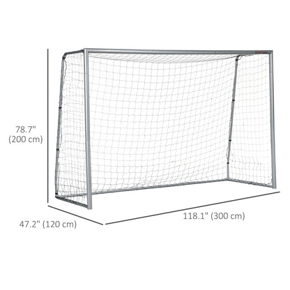 10ft x 6.5ft Soccer Goal, Soccer Net with Ground Stakes Football at Gallery Canada