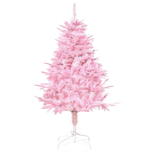 4FT Artificial Christmas Tree, Automatic Open, Holiday Decoration, Pink Artificial Christmas Trees Pink at Gallery Canada