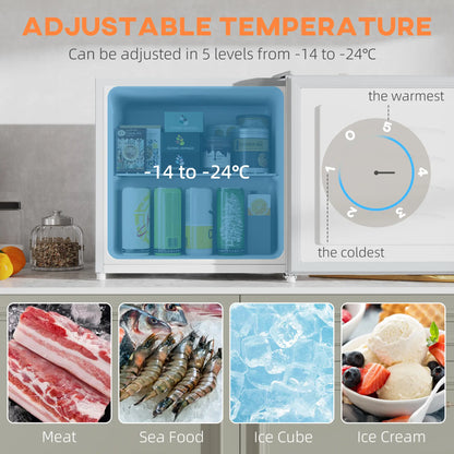 1.1 Cu. Ft. Mini Freezer, Compact Upright, Reversible Door, White Small Kitchen Appliances at Gallery Canada