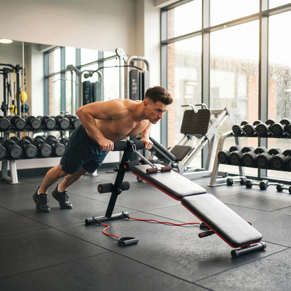 Foldable Sit Up Bench, Core Workout, Home Gym, Black Sit Up Benches at Gallery Canada