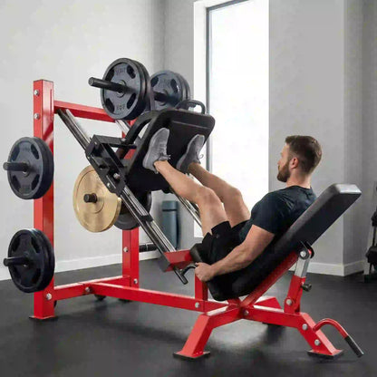 Leg Press Machine With Wheels, Calf Block, Adjustable Squat Machine, 1000 Lbs Capacity Strength Training Equipment at Gallery Canada