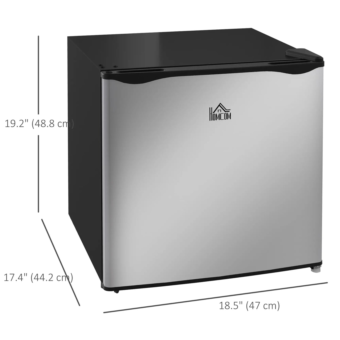 1.1 Cu. Ft. Mini Freezer, Compact Upright, Reversible Door, Removable Shelf, Adjustable Temperature, Silver Small Kitchen Appliances at Gallery Canada