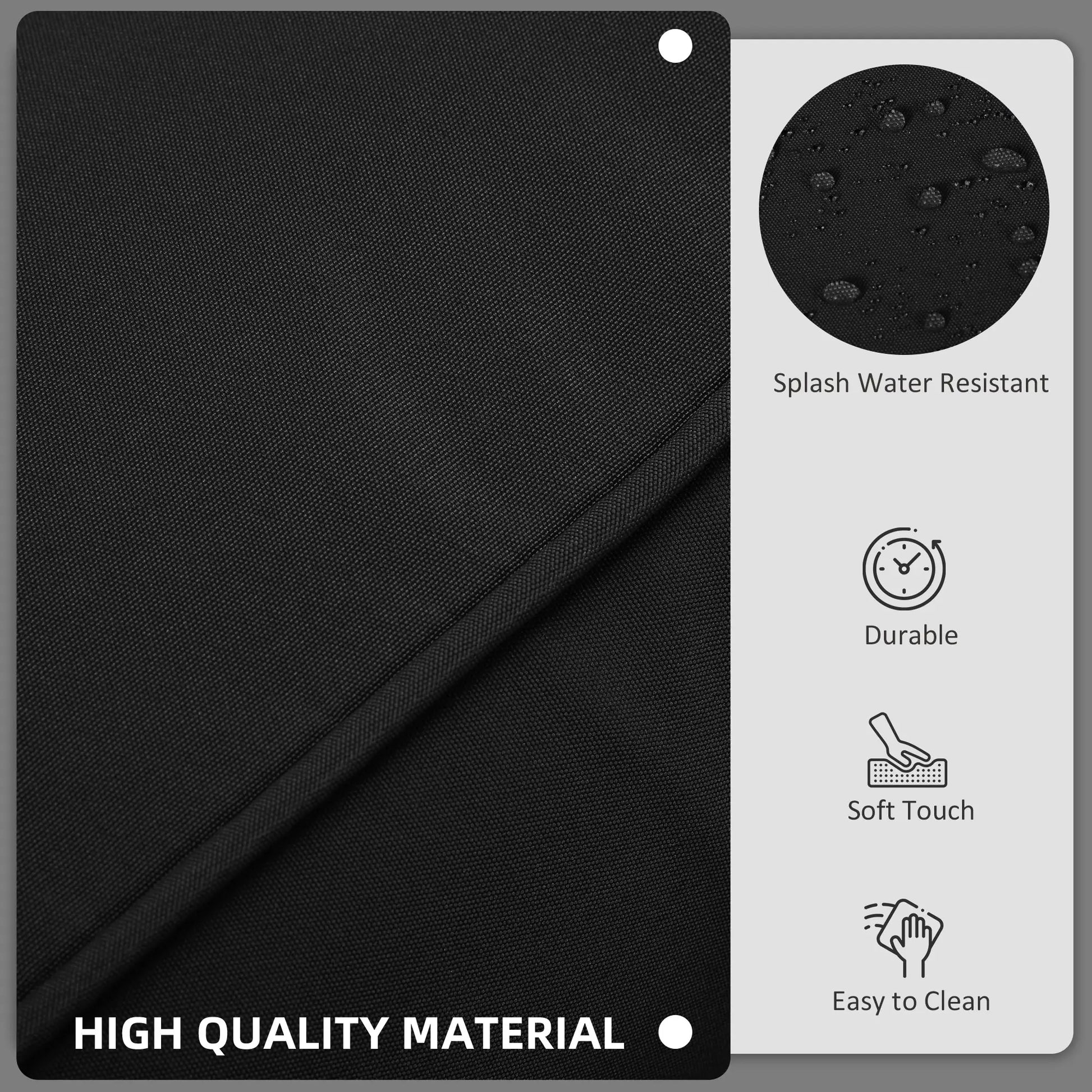 14pc Patio Rattan Sofa Set, Polyester Cover Replacement, Black Patio Chair Cushions at Gallery Canada