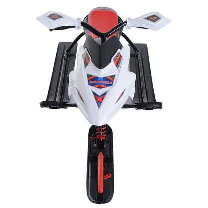 Kids Snow Racer Sled, Padded Rubber Seat, Wind Shield Handle, Anti-Slip Pedal Snow Scooters at Gallery Canada