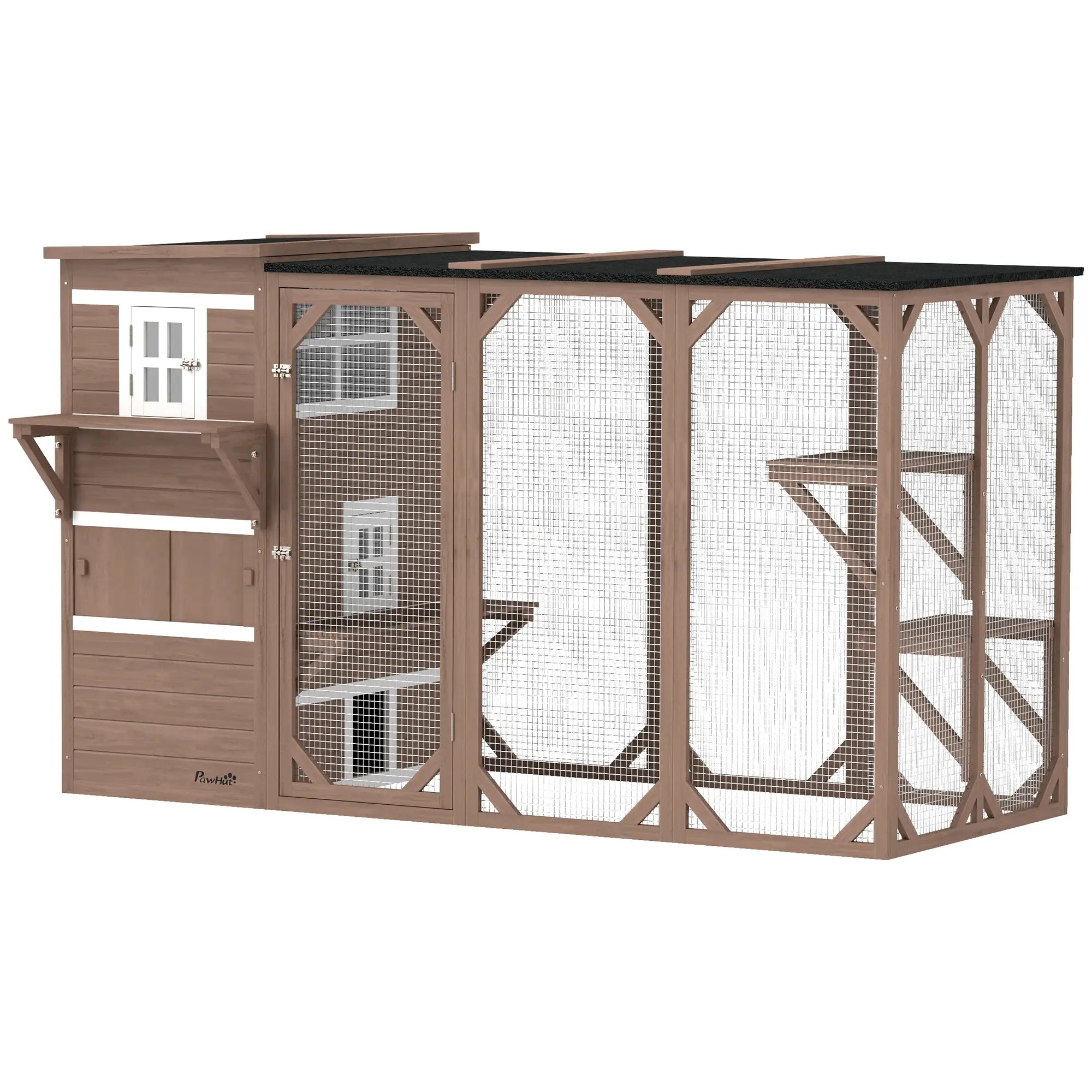 Wooden Cat Catio, 76