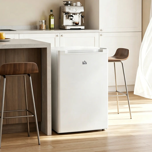 3 Cu.Ft Upright Freezer, Reversible Door, Adjustable Thermostat, White Small Kitchen Appliances White at Gallery Canada