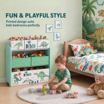 3-Tier Kids Storage Organizer, 6 Bins, Green Baby & Kids Storage at Gallery Canada