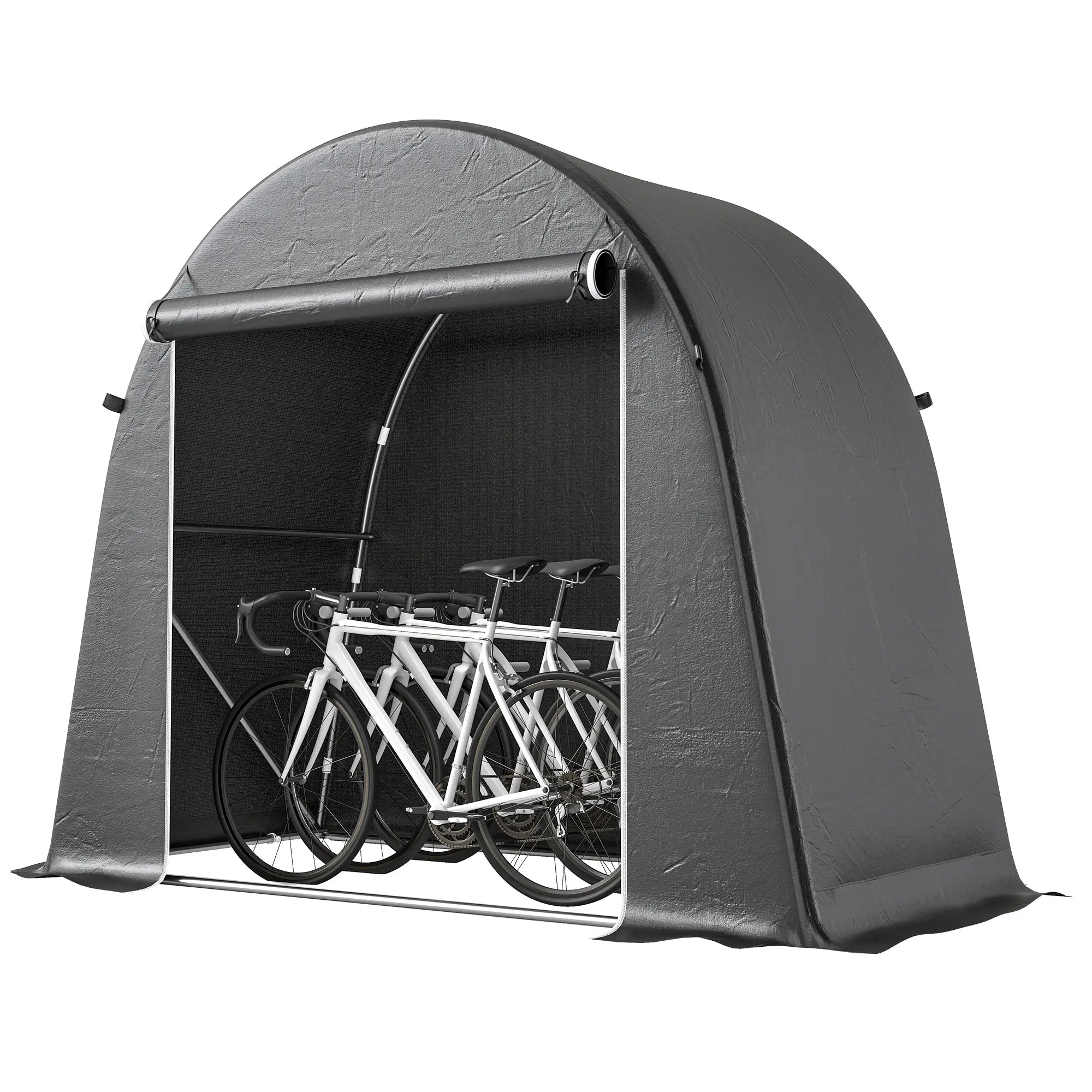 8' x 4' Portable Shed, Waterproof Bike Tent, Roll-Up Zipper Door Sheds at Gallery Canada
