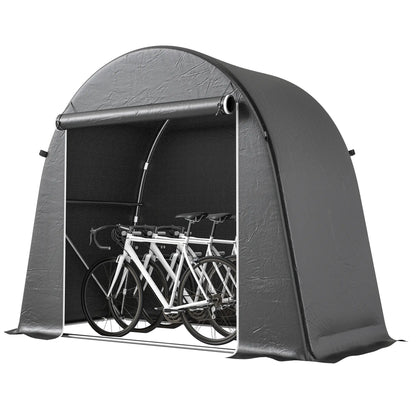 8' x 4' Portable Shed, Waterproof Bike Tent, Roll-Up Zipper Door Sheds at Gallery Canada