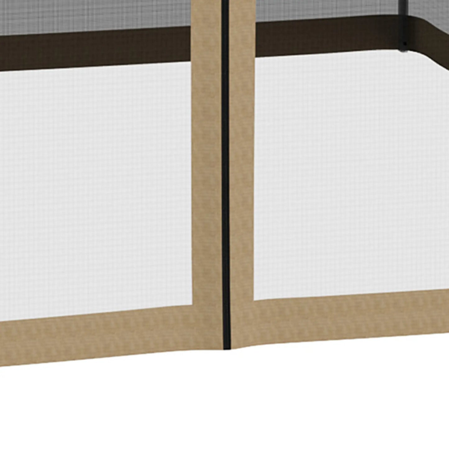 Replacement Mosquito Netting, Gazebo 10' x 10', Khaki, Black Gazebo Sidewalls at Gallery Canada