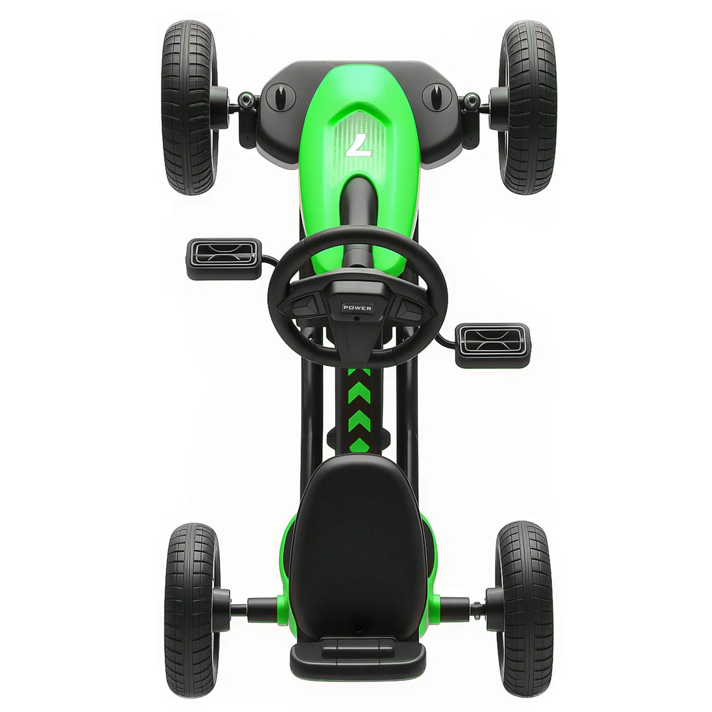 Kids Pedal Go Kart, 2-5 Years, Silent EVA Wheels, Metal Frame, Green Pedal Go Karts for Kids at Gallery Canada