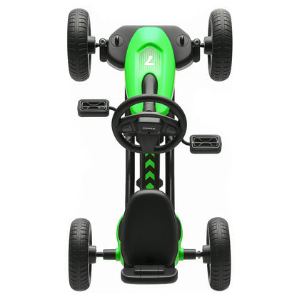 Kids Pedal Go Kart, 2-5 Years, Silent EVA Wheels, Metal Frame, Green Pedal Go Karts for Kids at Gallery Canada