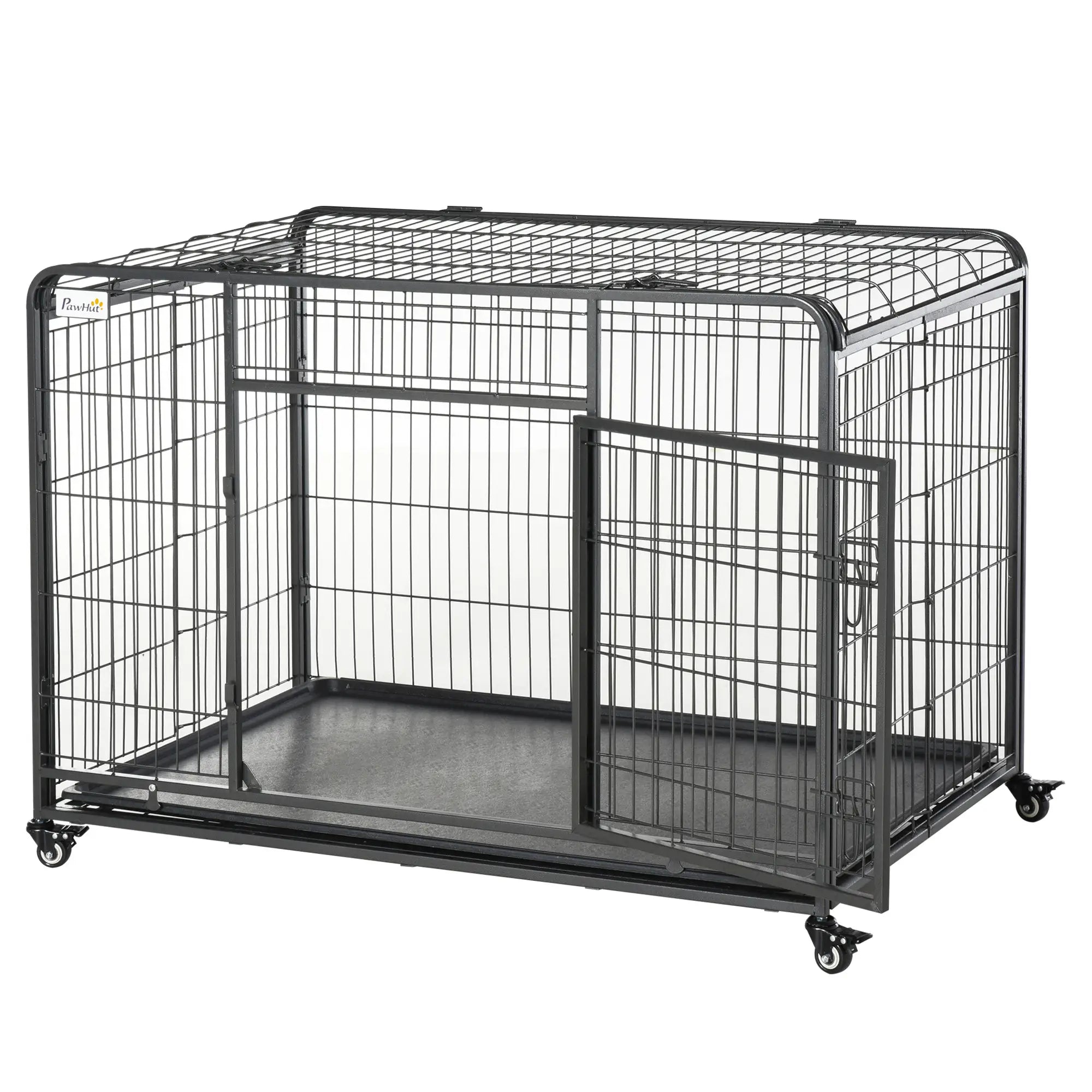 Heavy Duty Folding Dog Crate, Extra Large, 49