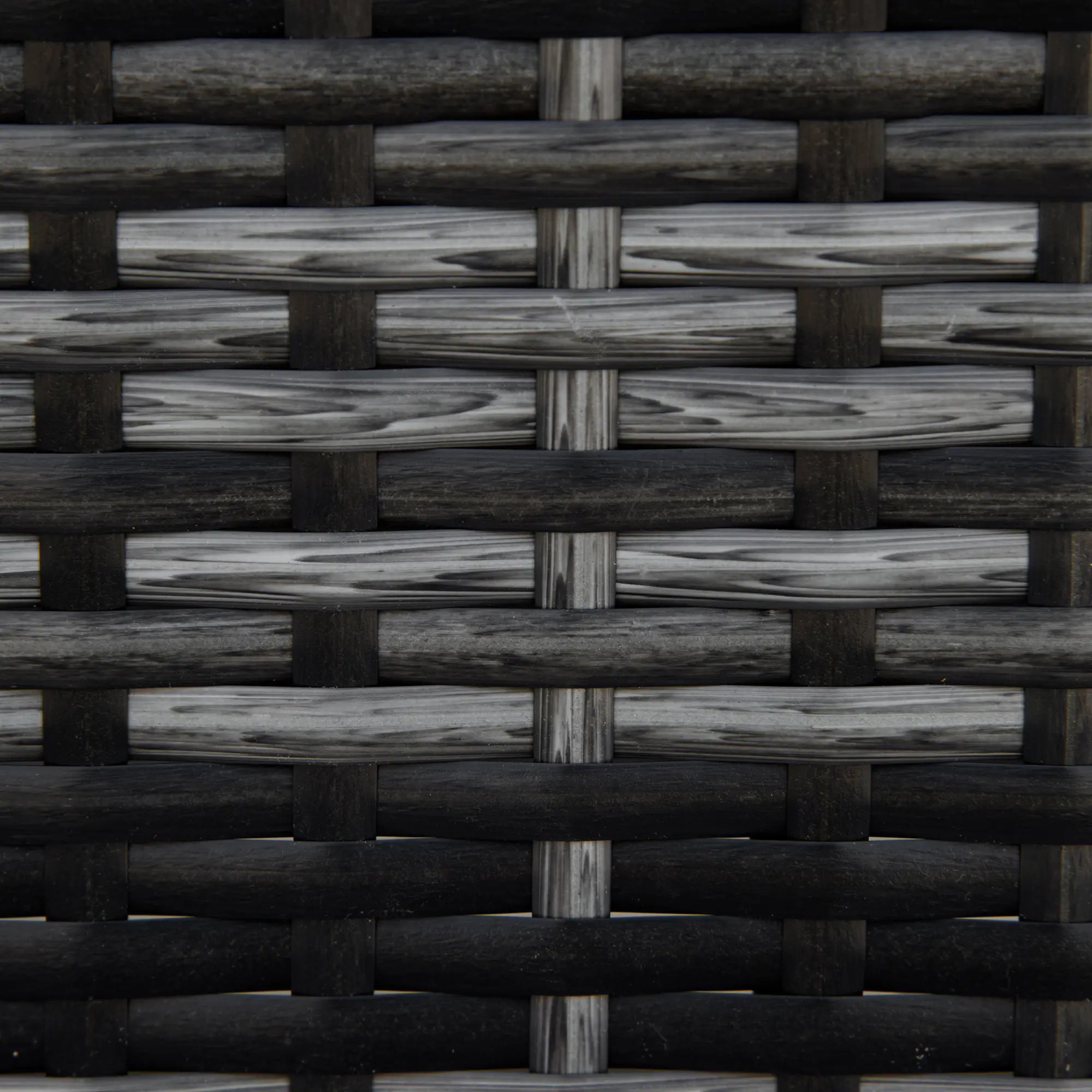 Patio Rattan Ottoman, Outdoor Wicker Footrest with Cushion, Metal Frame, Grey Patio Furniture Sets at Gallery Canada