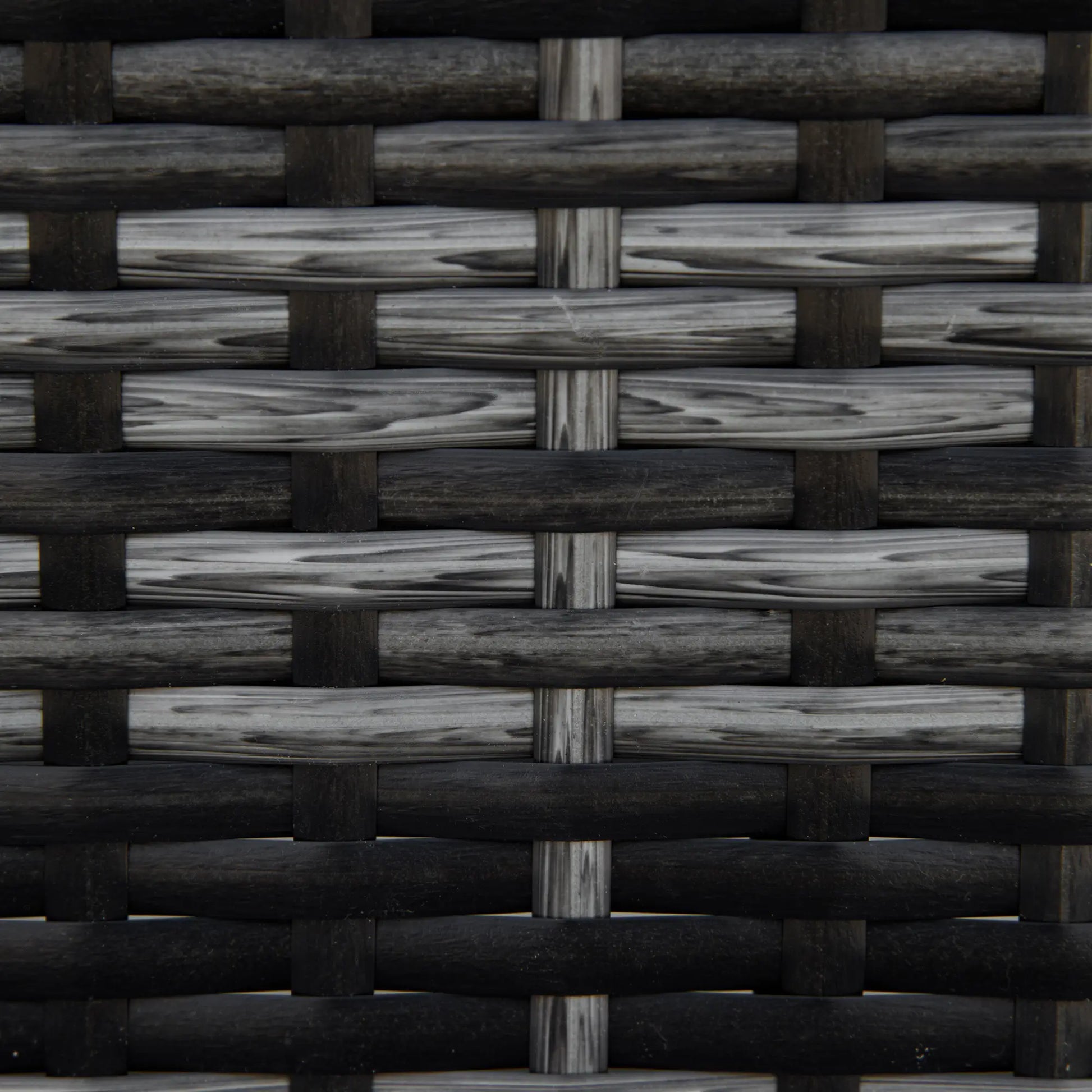 Patio Rattan Ottoman, Outdoor Wicker Footrest with Cushion, Metal Frame, Grey Patio Furniture Sets at Gallery Canada