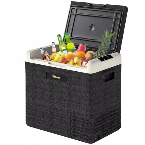 12 Volt Car Refrigerator, 53QT, -68-68 ℉, Portable Electric Cooler