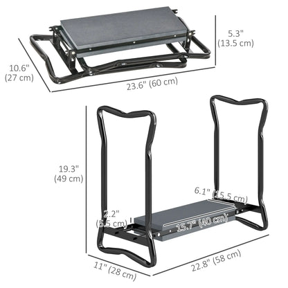 Folding Garden Kneeler Seat Stool With Thicken Pad Garden Accessories at Gallery Canada
