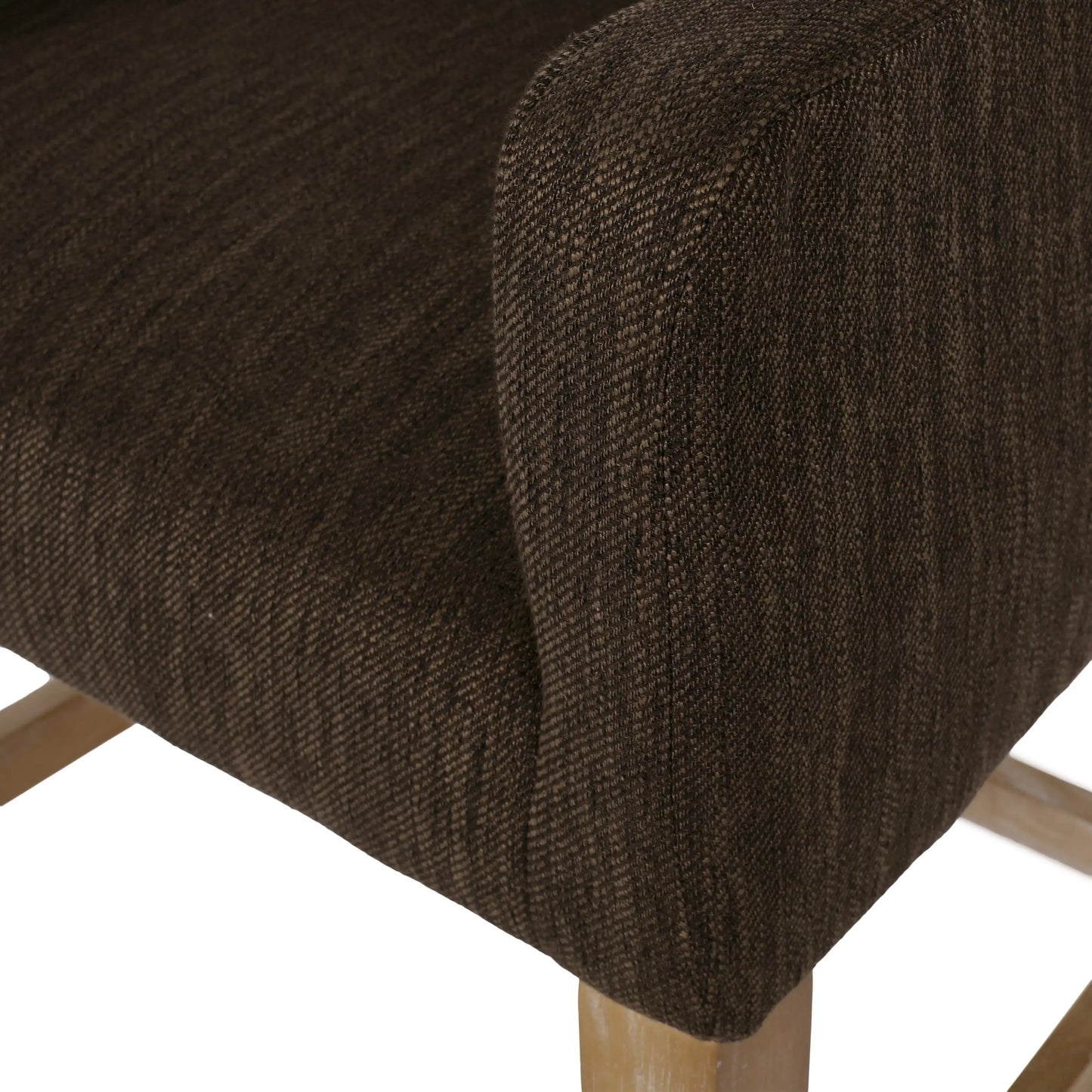 Upholstered Counter Stools, Rubberwood Frame, 24" L x 23" W x 39.5" H, Brown Bar Stools at Gallery Canada