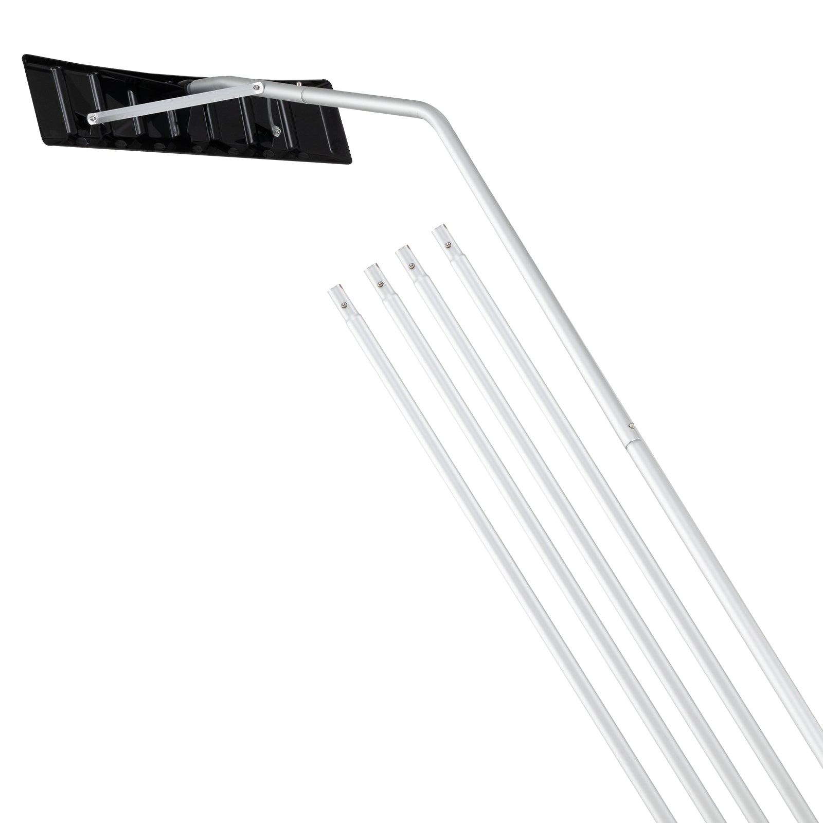 5-19 Ft Extendable Aluminum Snow Removal Tool, Black Snow Removal at Gallery Canada