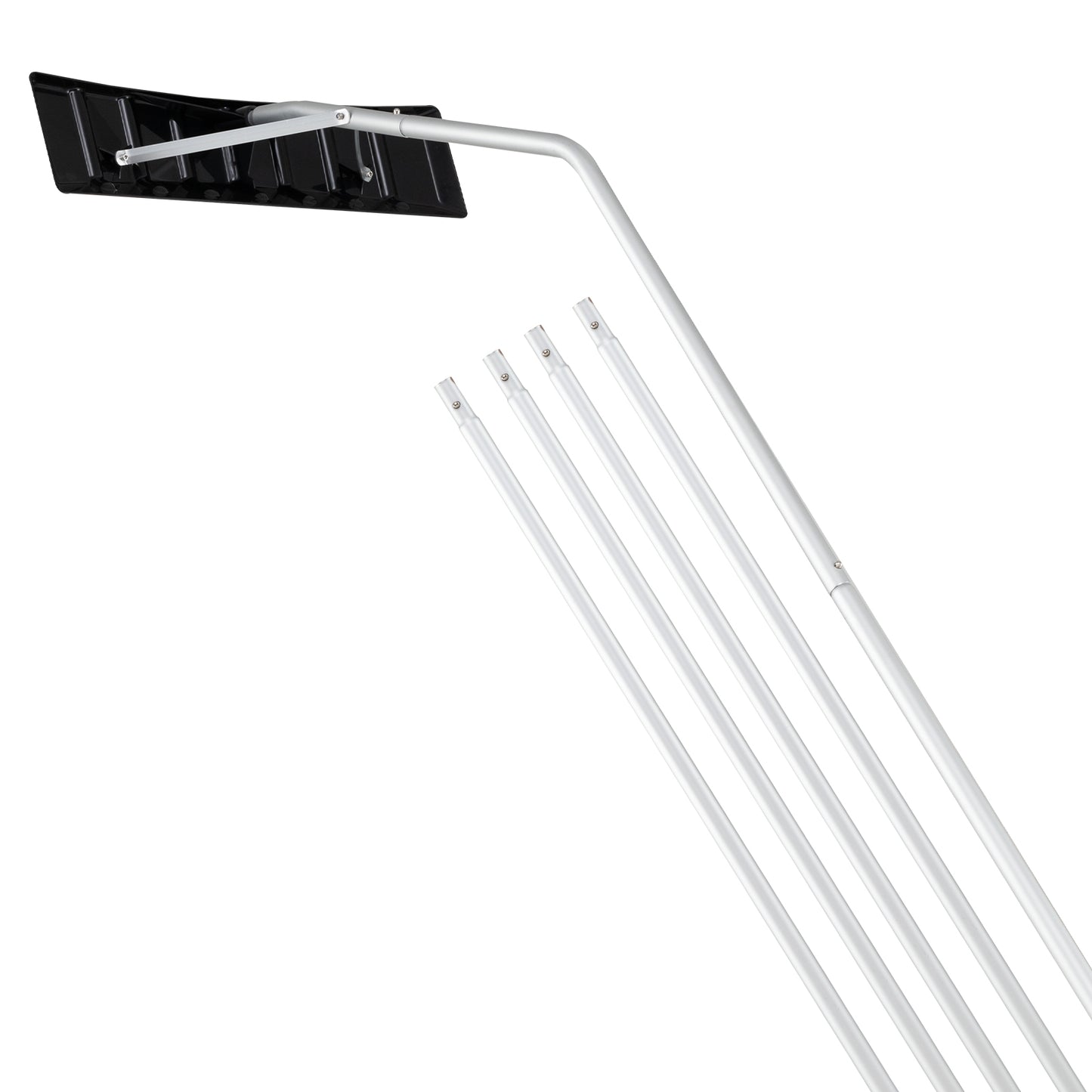 5-19 Ft Extendable Aluminum Snow Removal Tool, Black Snow Removal at Gallery Canada