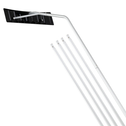 5-19 Ft Extendable Aluminum Snow Removal Tool, Black Snow Removal at Gallery Canada