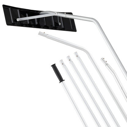 5-19 Ft Extendable Aluminum Snow Removal Tool, Black Snow Removal at Gallery Canada