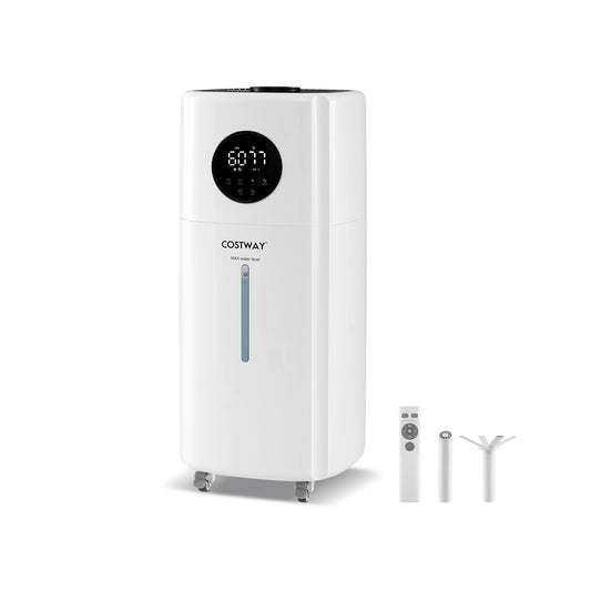 5.5 Gal Humidifier, 360° Nozzles, Wheels, Large Room, White Dehumidifiers White at Gallery Canada
