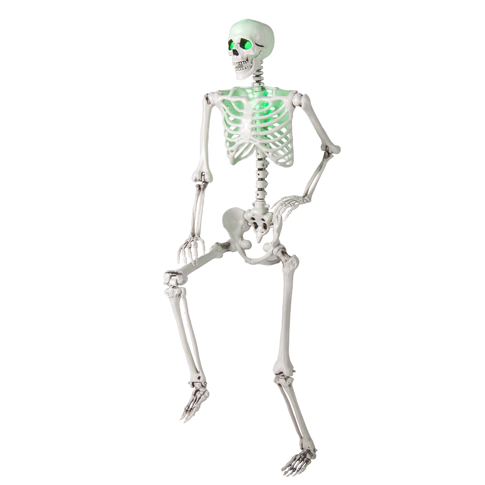 5.5 FT Halloween Skeleton, Life Size Posable, Indoor Outdoor Decoration, White Halloween at Gallery Canada