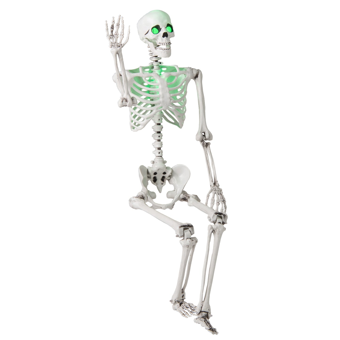 5.5 FT Halloween Skeleton, Life Size Posable, Indoor Outdoor Decoration, White Halloween at Gallery Canada