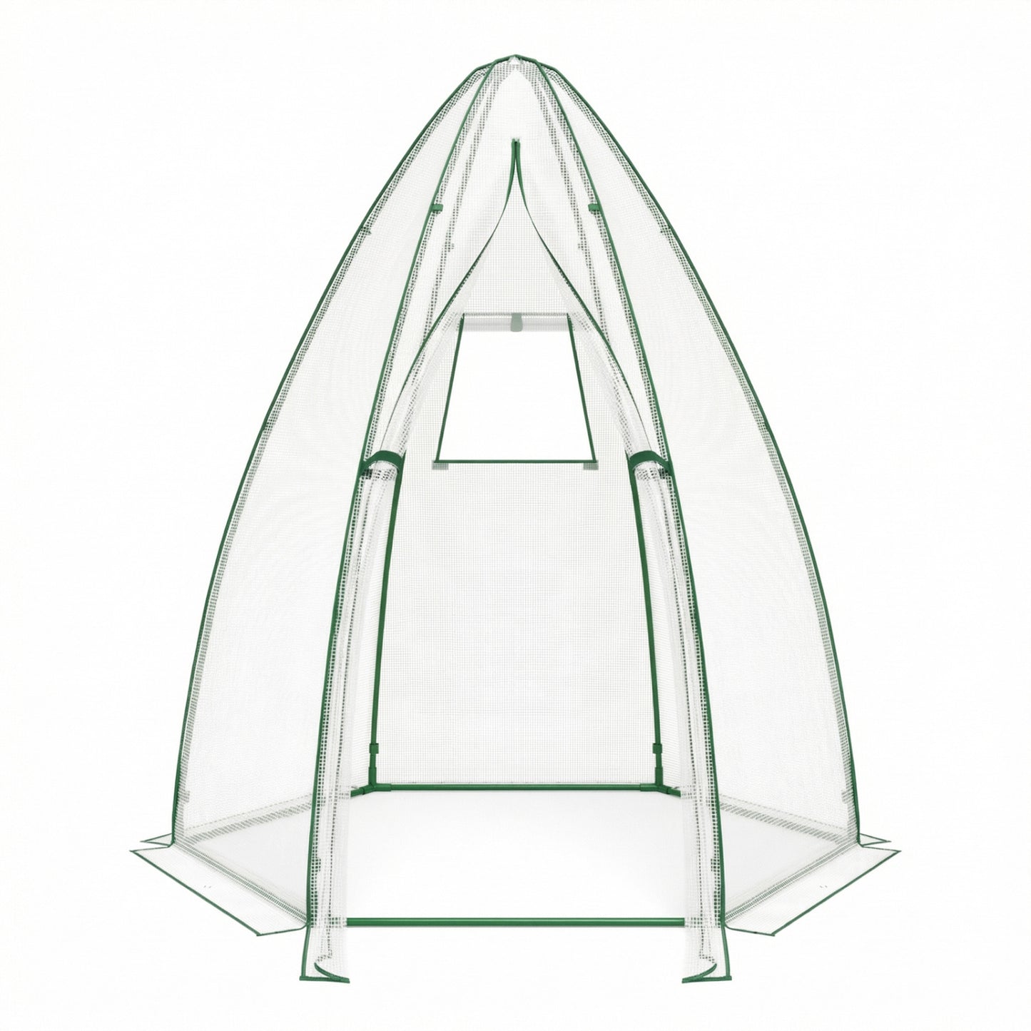 5.5 x 5.5 x 6 Feett Portable Garden Mini Greenhouse, White Greenhouses at Gallery Canada