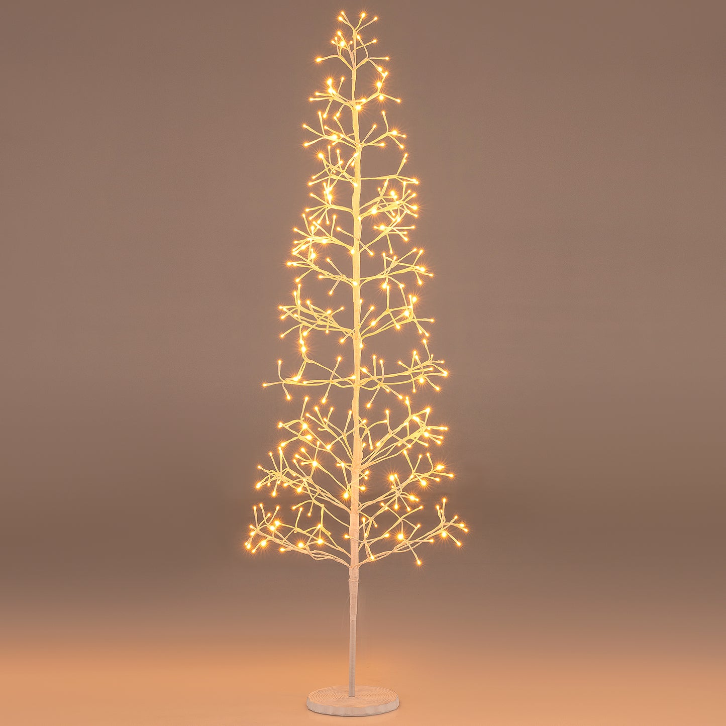 5/6/7 FT Lighted Birch Tree Pre-lit Twig Tree with 240/320/456 Warm White Light LED Lights-6 FT, White Christmas Tree White at Gallery Canada