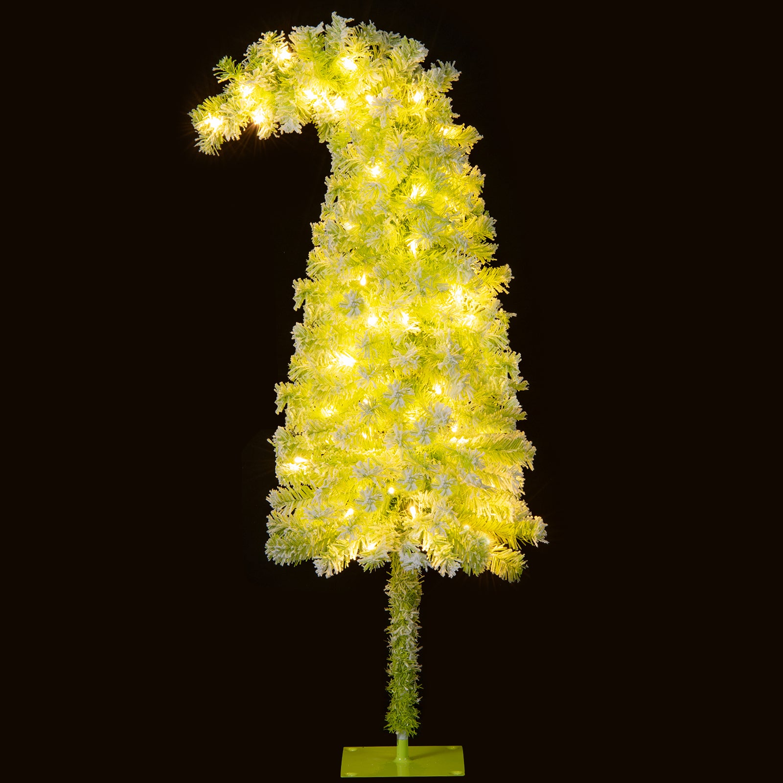 5/6/7 FT Whimsical Christmas Tree with Bendable Top and 216/290/366 Branch-5 FT, Green Christmas Tree at Gallery Canada