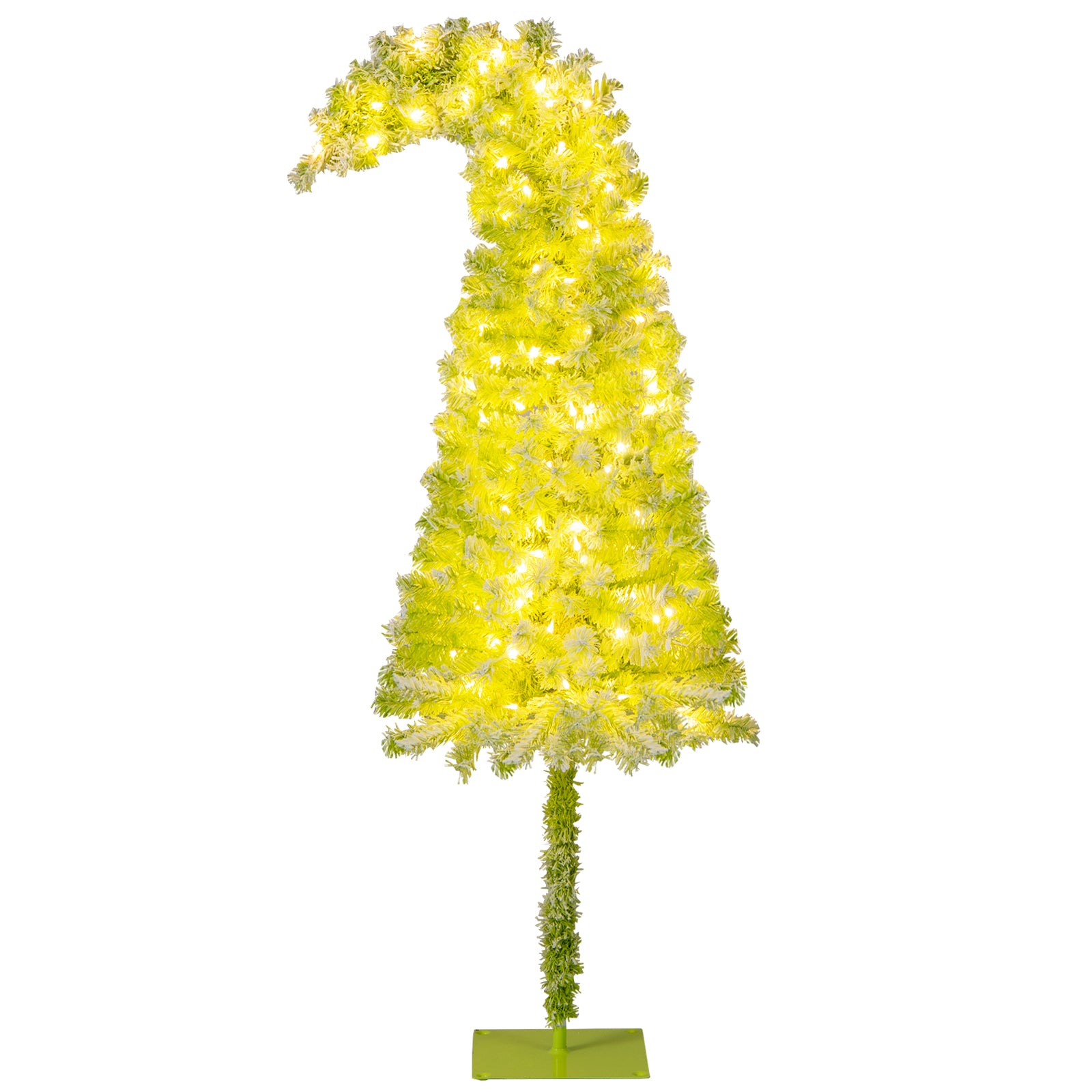 5/6/7 FT Whimsical Christmas Tree with Bendable Top and 216/290/366 Branch-6 FT, Green Christmas Tree Green at Gallery Canada