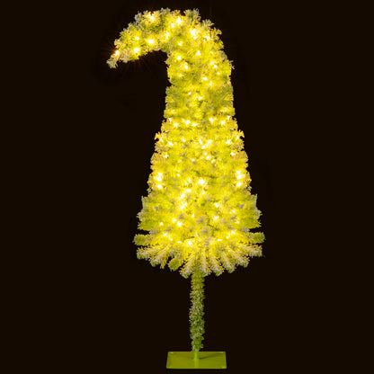 5/6/7 FT Whimsical Christmas Tree with Bendable Top and 216/290/366 Branch-6 FT, Green Christmas Tree at Gallery Canada