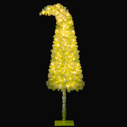 5/6/7 FT Whimsical Christmas Tree with Bendable Top and 216/290/366 Branch-7 FT, Green Christmas Tree at Gallery Canada