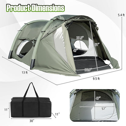 5-7 Person Inflatable Camping Tent with Screened Porch, Green Tents at Gallery Canada