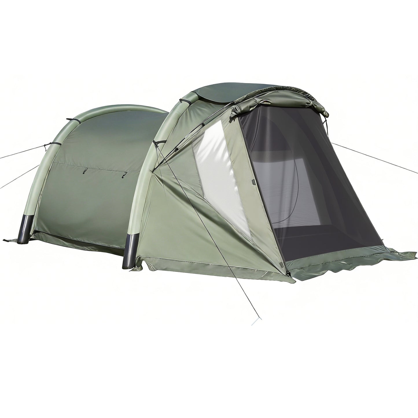 5-7 Person Inflatable Camping Tent with Screened Porch, Green Tents at Gallery Canada