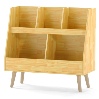 5-Cube Kids Bookshelf Toy Organizer, Oak Bookcases at Gallery Canada