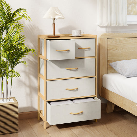 5-Drawer Dresser with Top Shelf, Natural Dressers & Chests Natural at Gallery Canada