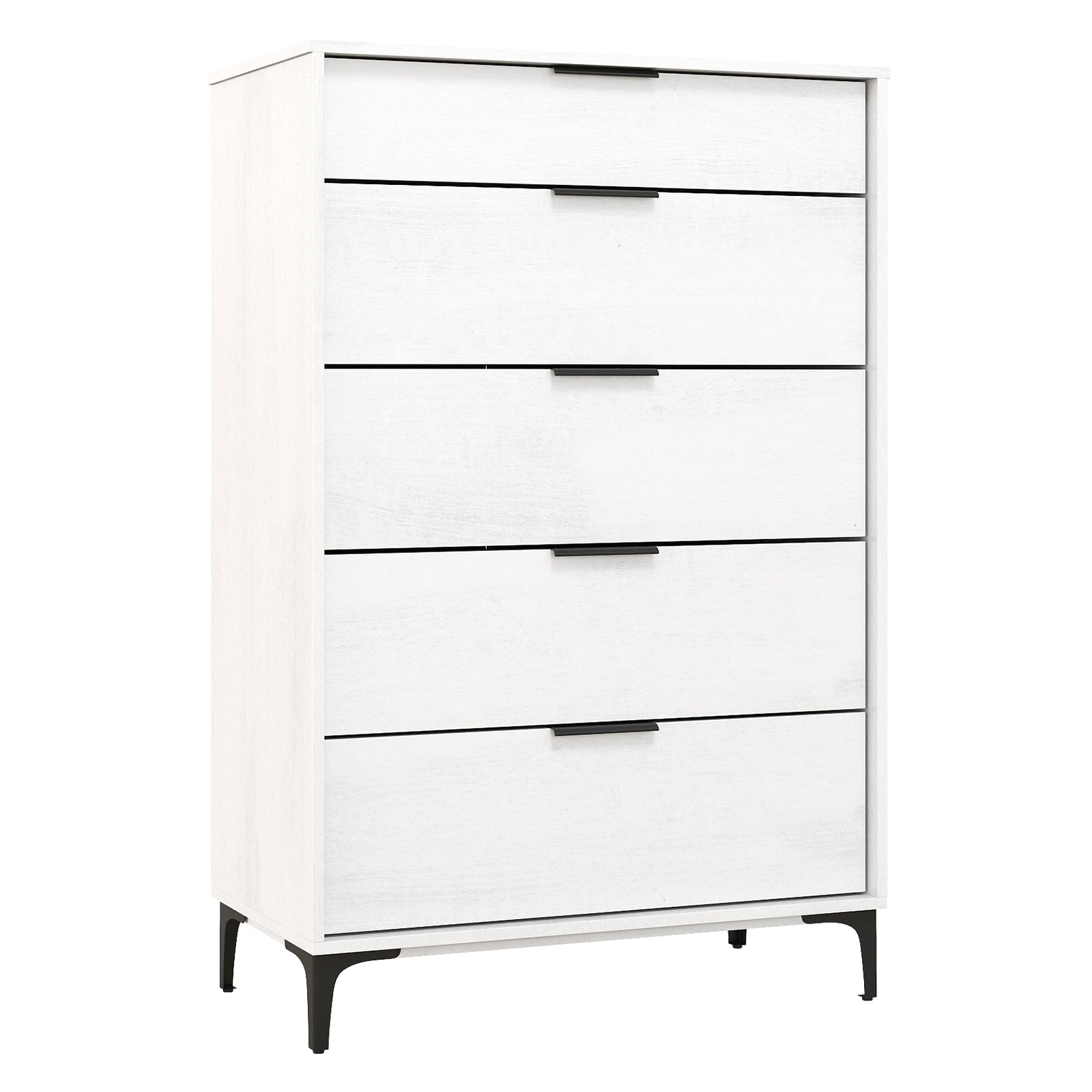 5-Drawer Dresser With Interlock System, White Dressers & Chests at Gallery Canada