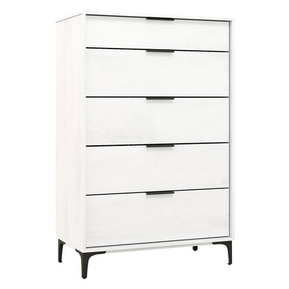 5-Drawer Dresser With Interlock System, White Dressers & Chests at Gallery Canada
