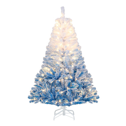 5 FT Artificial Christmas Tree, Warm White LED Lights, 8 Modes, Blue Christmas Tree at Gallery Canada